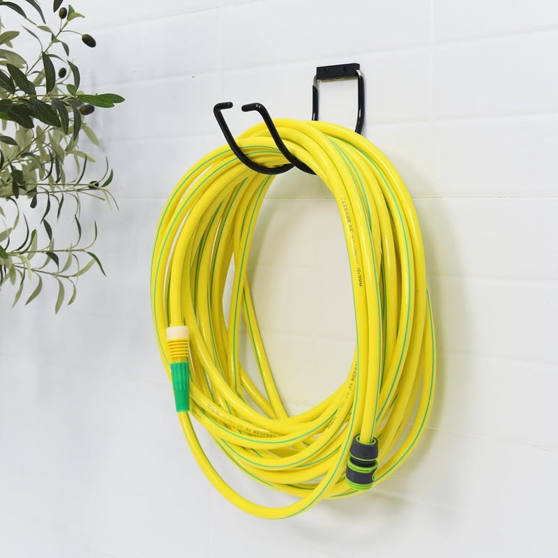 Yoniccal Garden Hose Holder Wall Mounted,304Stainless Steel Solid Hook Holds Up to 150Ft - Orange - Image 5